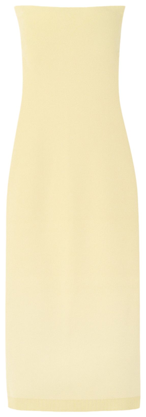 Jacquemus La Robe Maille Sera Pale Yellow