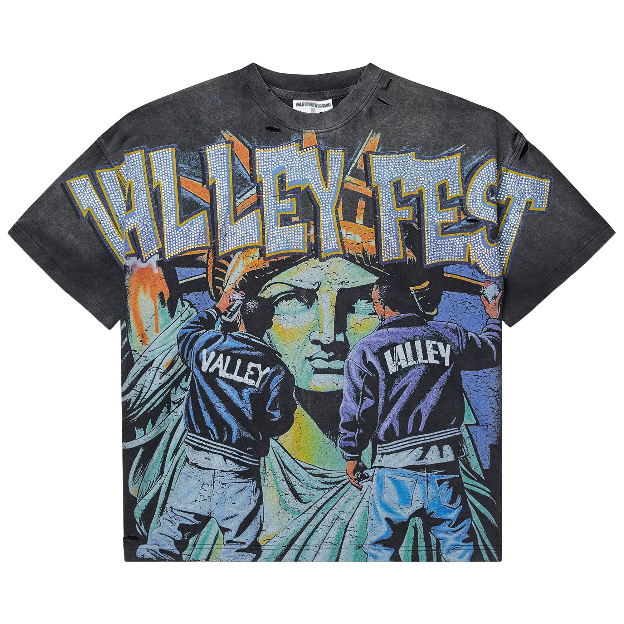 Buy Vale Forever Bling Graffiti Tee 'Black' - VALE 02 002 BGT BK