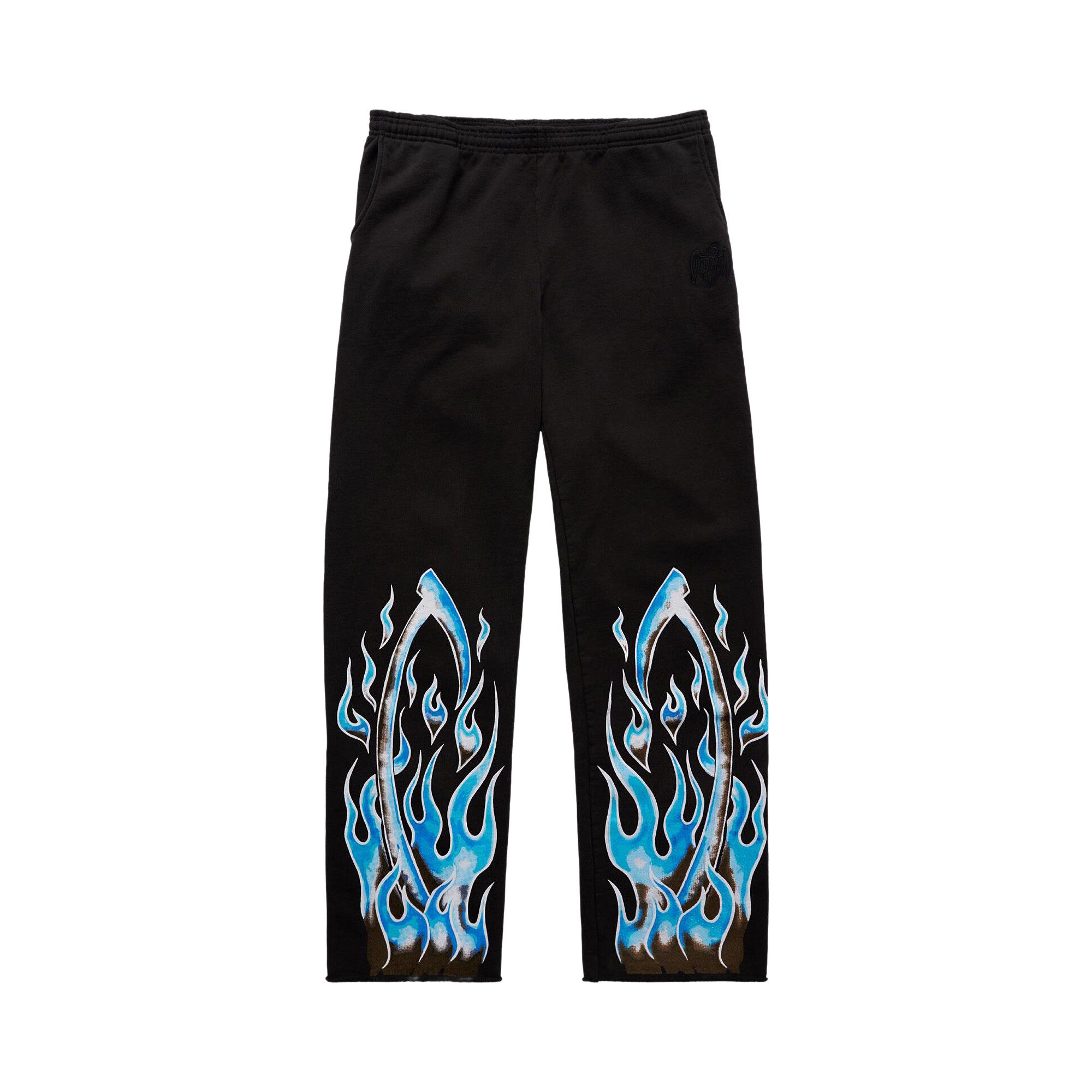 Buy Warren Lotas Chrome Scythe Sweatpants 'Black' - 302GBLK774 | GOAT