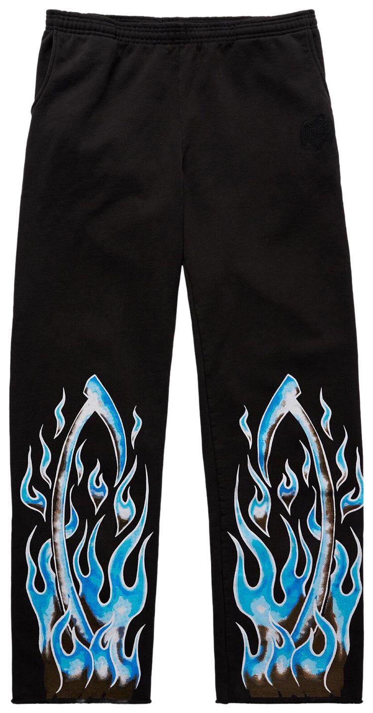 Warren Lotas Chrome Scythe Sweatpants Black