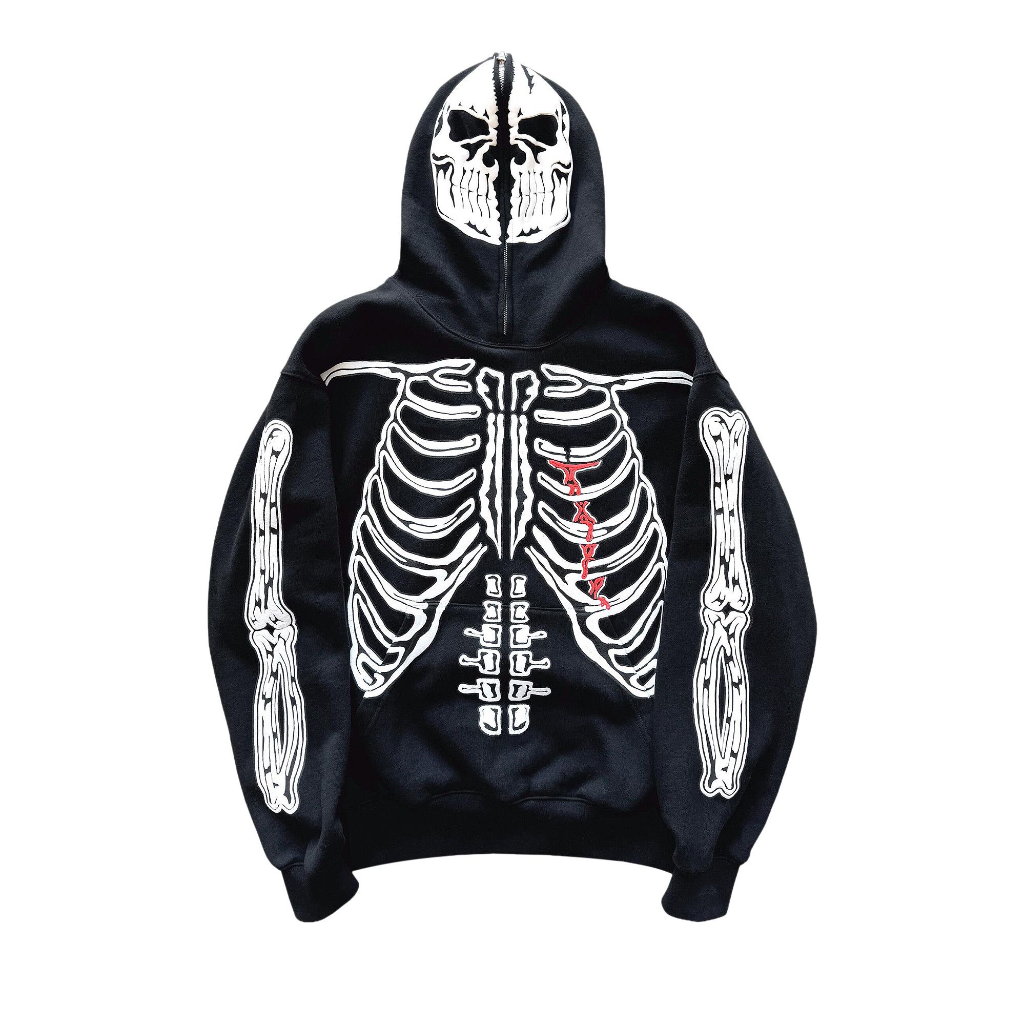 Buy Warren Lotas Creep Zip Hoodie 'Halloween' - 1070BLK1220 | GOAT