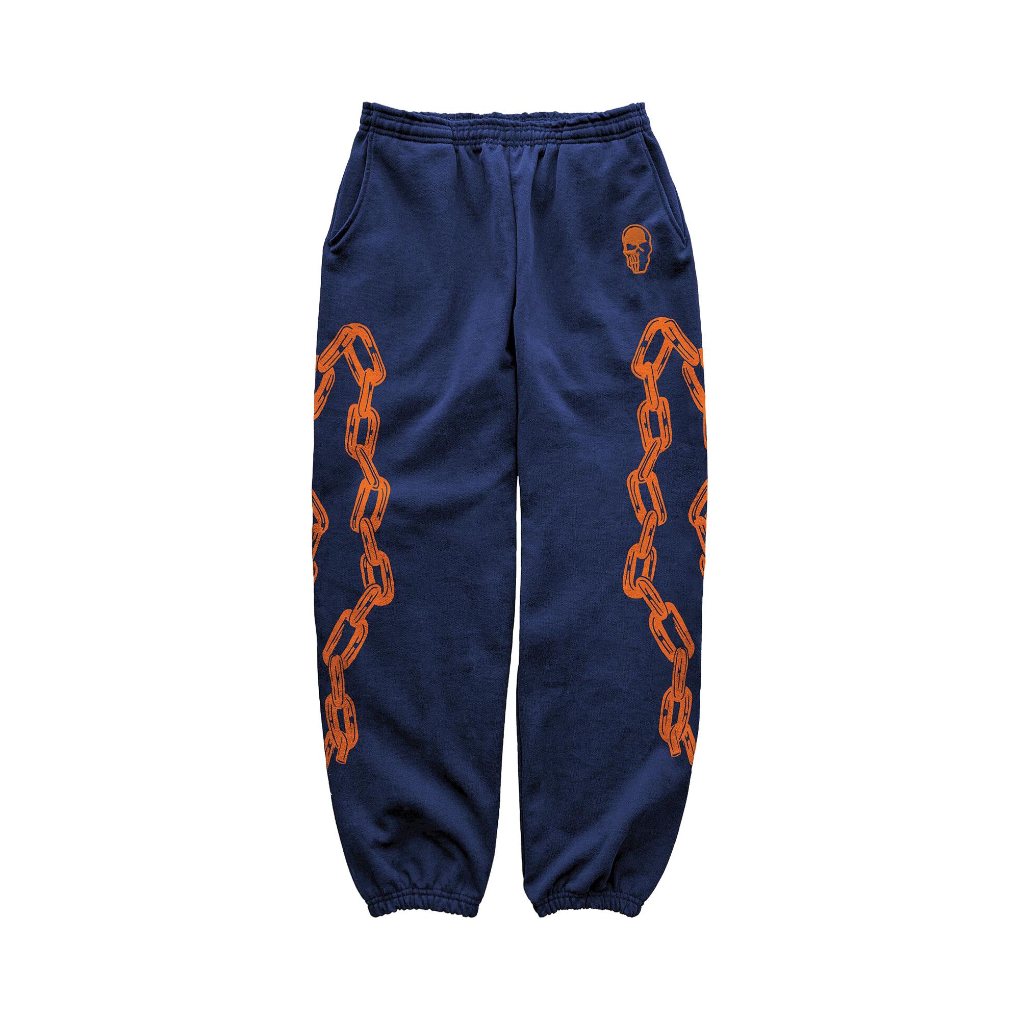 Buy Warren Lotas Chain Reaper Sweatpants 'Navy' - 305GNVP682 | GOAT