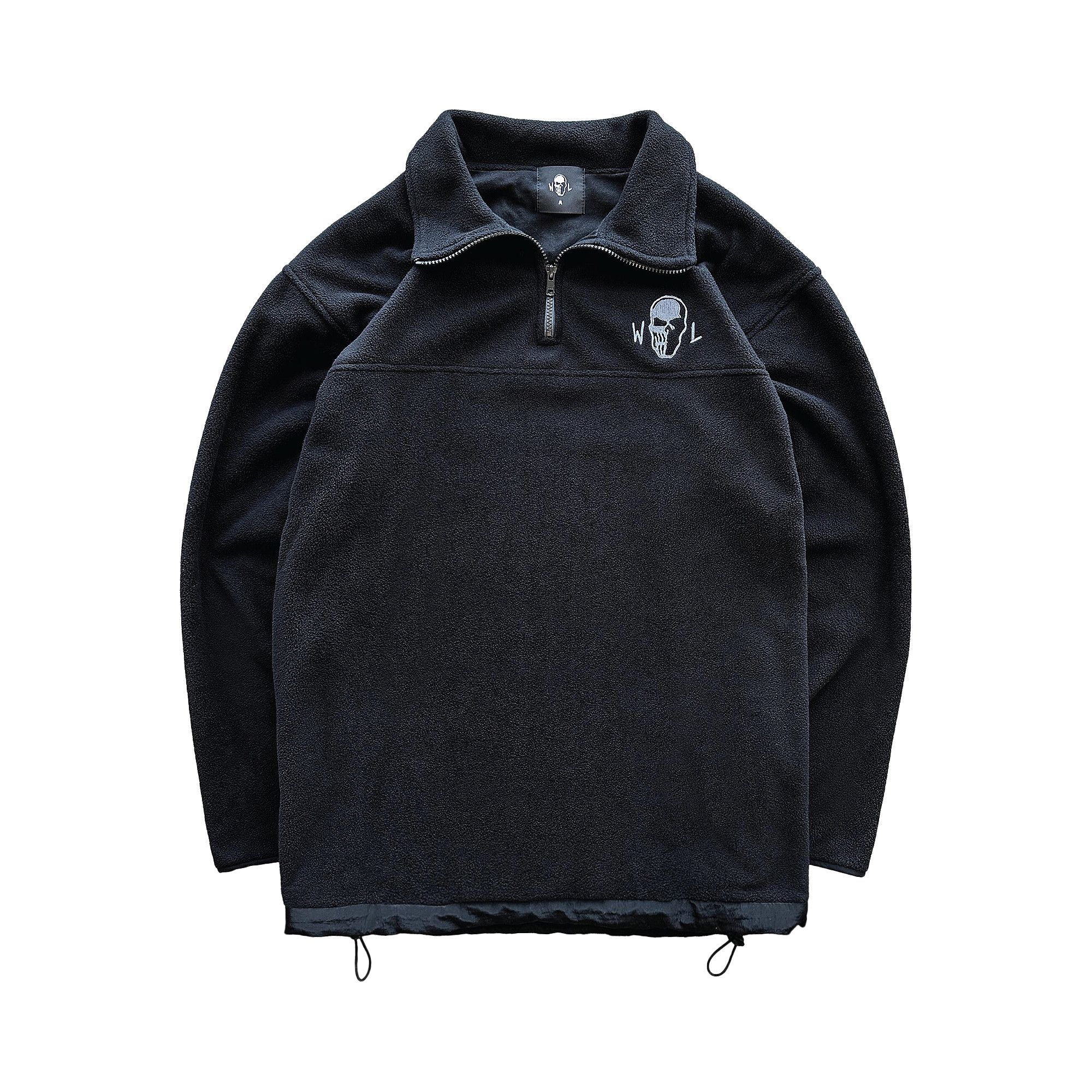 WARREN LOTAS スカルジップ Buy Warren Lotas Skull Quarter Zip 'Black' - 1007ABLK612 | GOAT