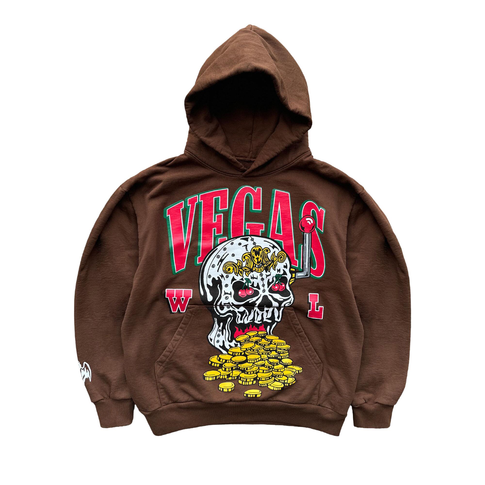 Buy Warren Lotas Skull Slot Hoodie 'Brown' - 201GDBIS1071 | GOAT