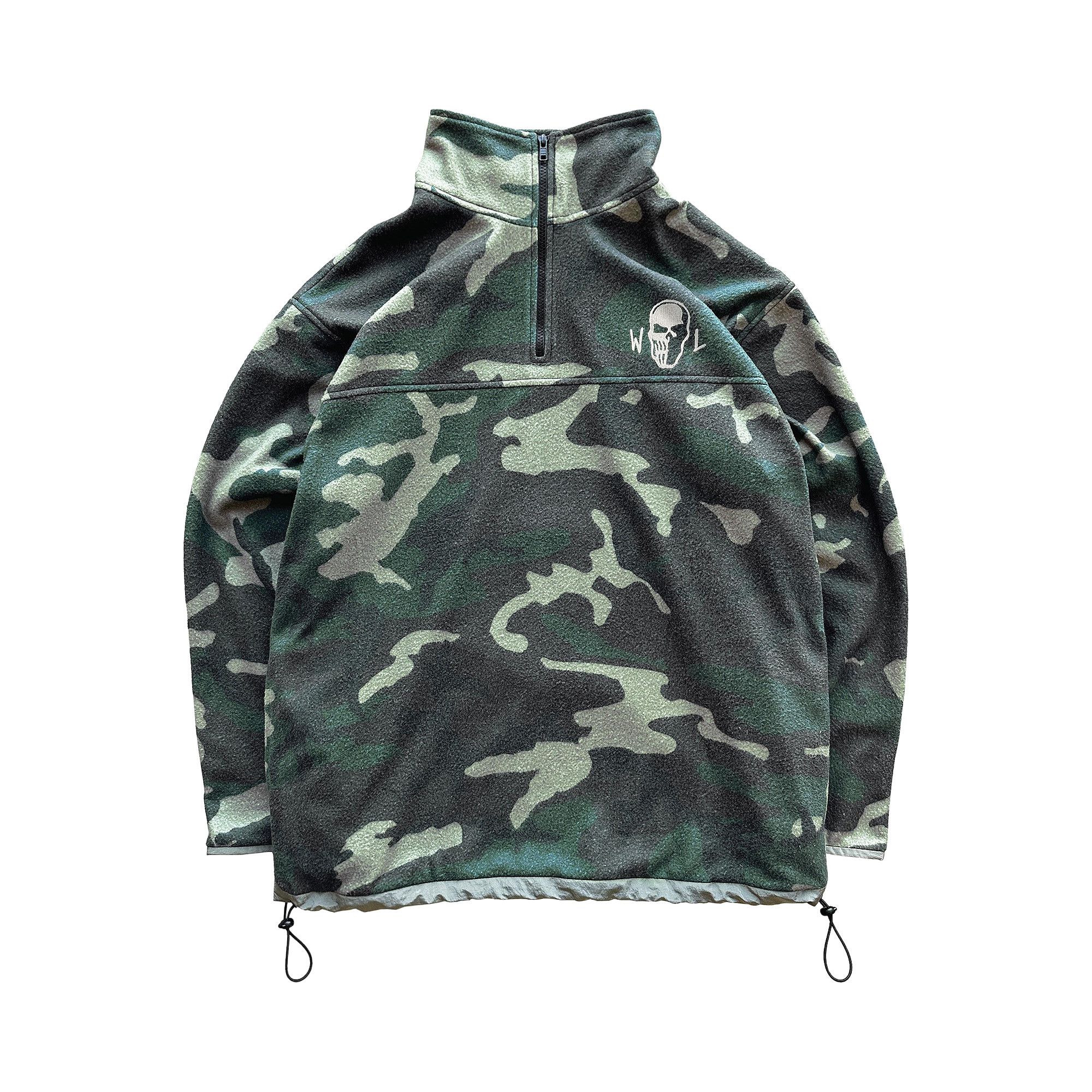 Buy Warren Lotas Skull Quarter Zip 'Camo' - 1007BWLC | GOAT