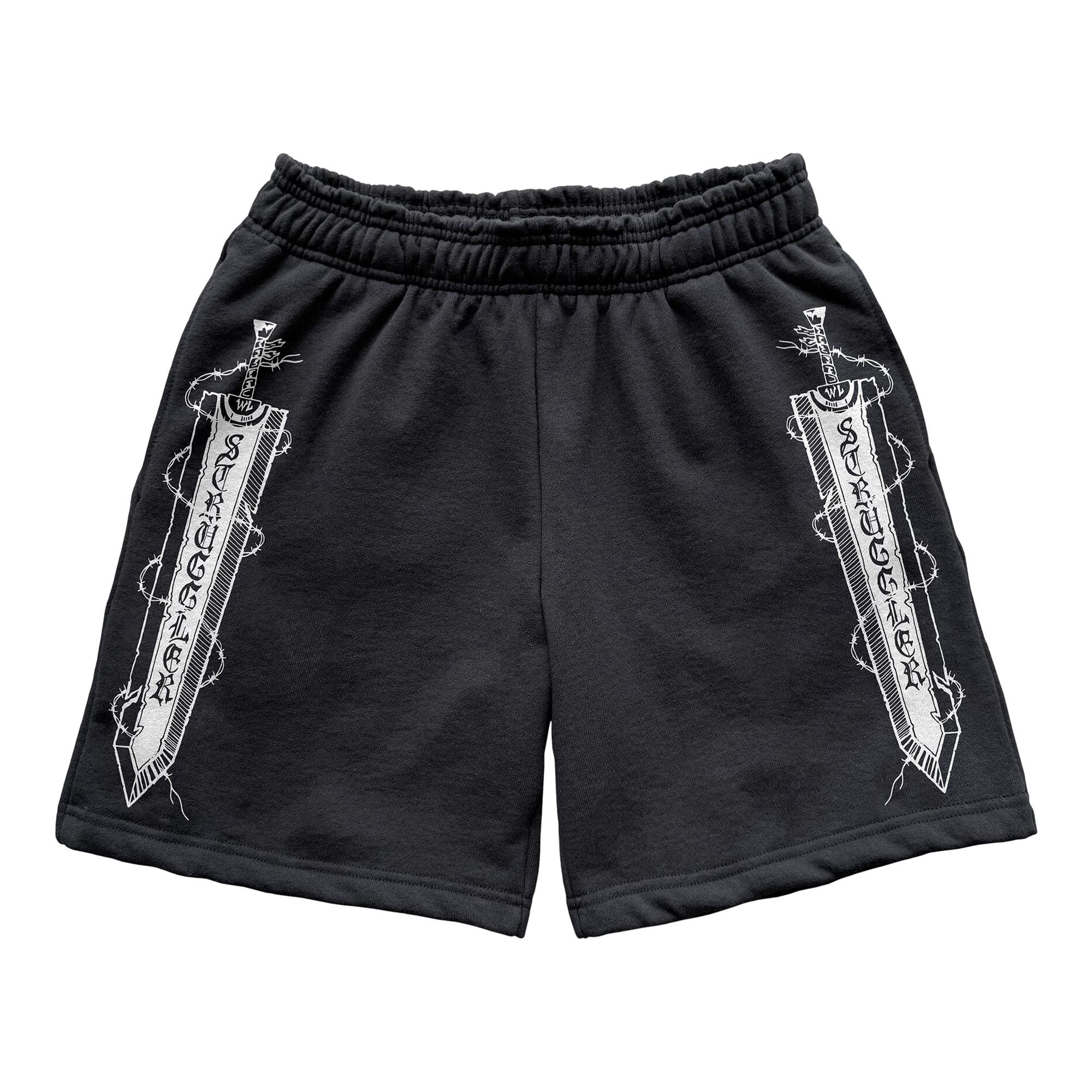 ウォーレンロータス WARREN LOTAS ストラッグラー ソード スウェット ショーツ 51650 Buy Warren Lotas Struggler Sword Sweatshorts 'Black' - 2015BLK1454