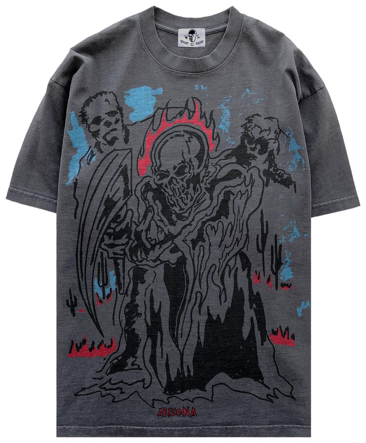 Warren Lotas Summoner Vintage Wash T Shirt Black