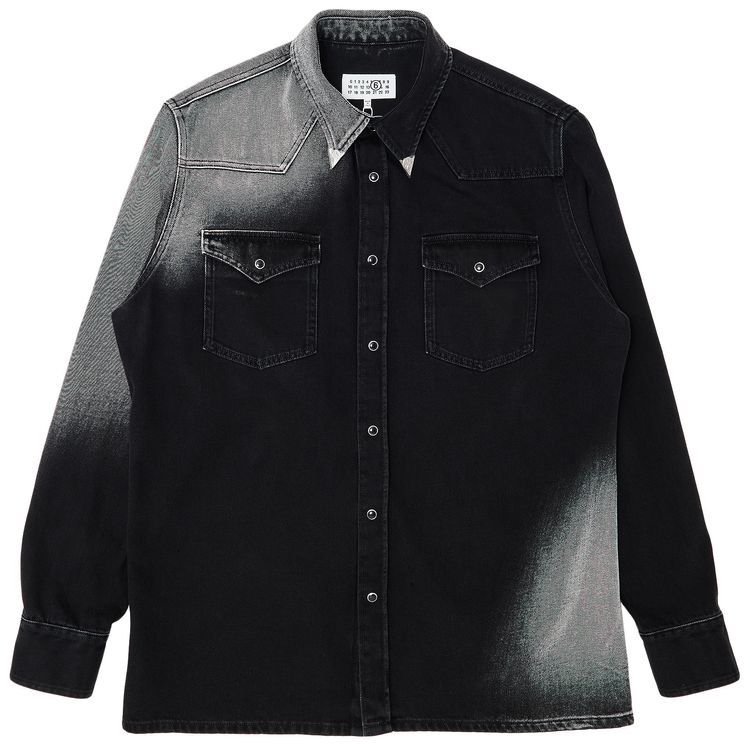 MM6 Maison Margiela Long Sleeve Shirt Black
