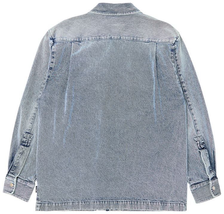 MM6 Maison Margiela Denim Long Sleeve Shirt Medium Blue