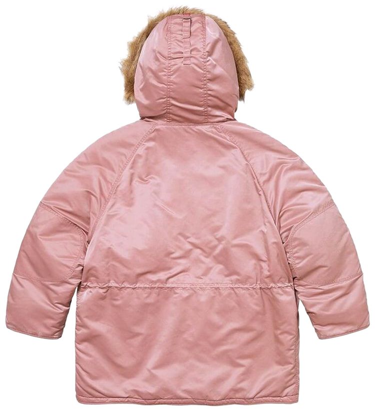 Supreme Washed Flight Satin N 3B Parka Dusty Pink
