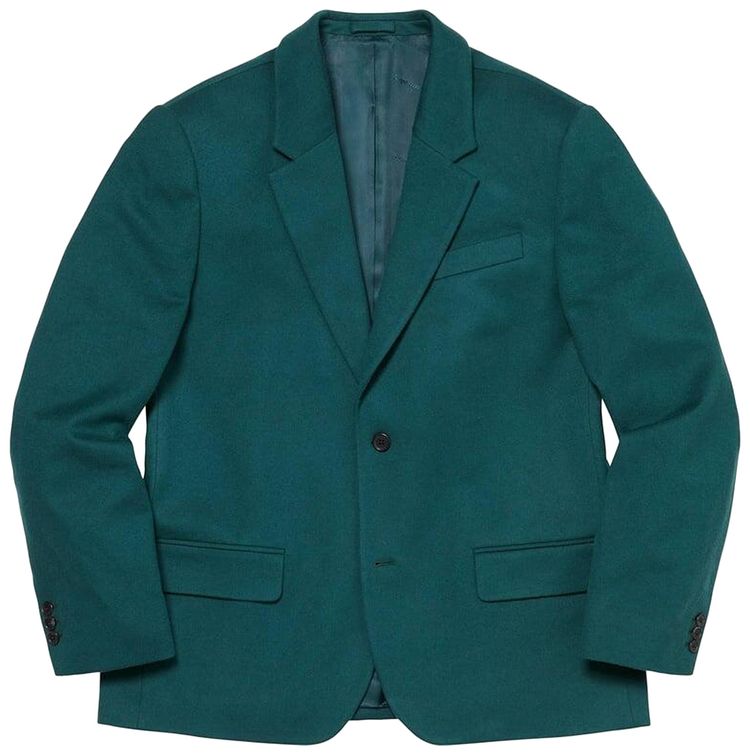 Supreme Brushed Wool Suit Teal