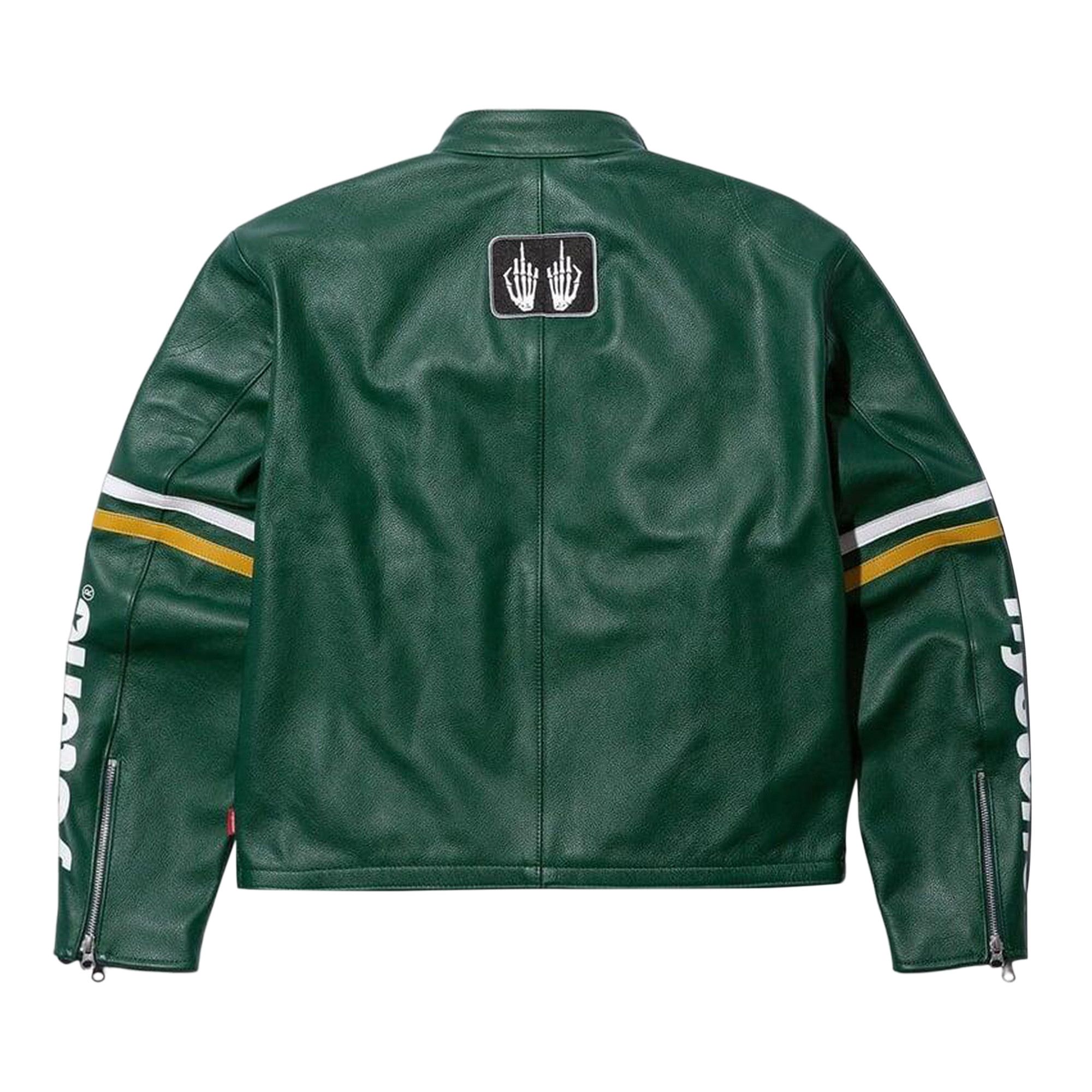 Buy Supreme x HYSTERIC GLAMOUR x Vanson Leather Jacket 'Green