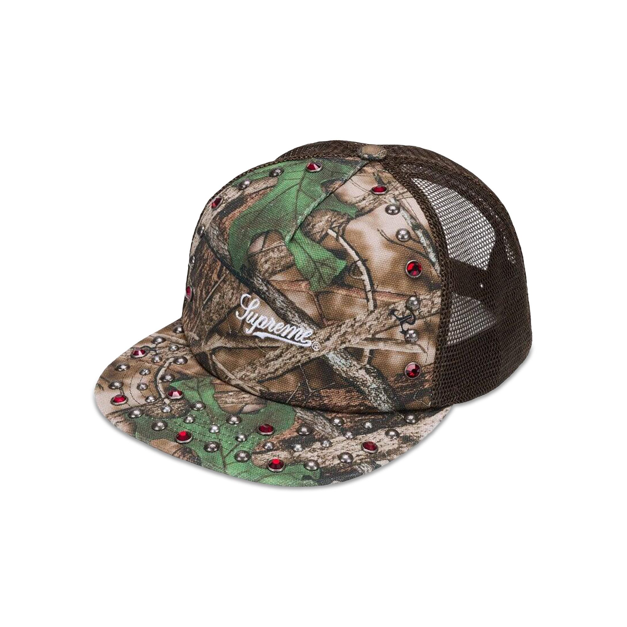 帽子 Supreme x B.B. Simon Studded Canvas Supreme®/b.b. Simon® Studded Mesh Back 5-Panel - Supreme