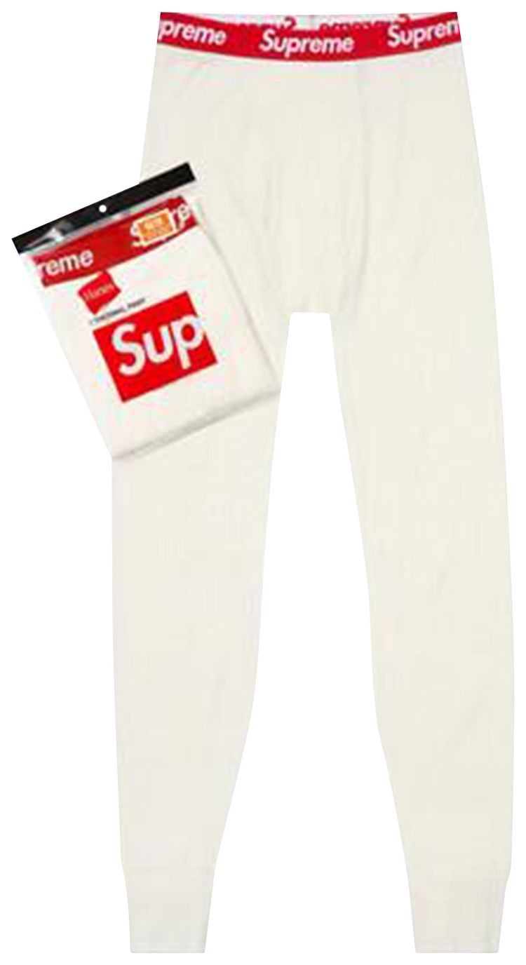Supreme x Hanes Thermal Pant 1 Pack Natural