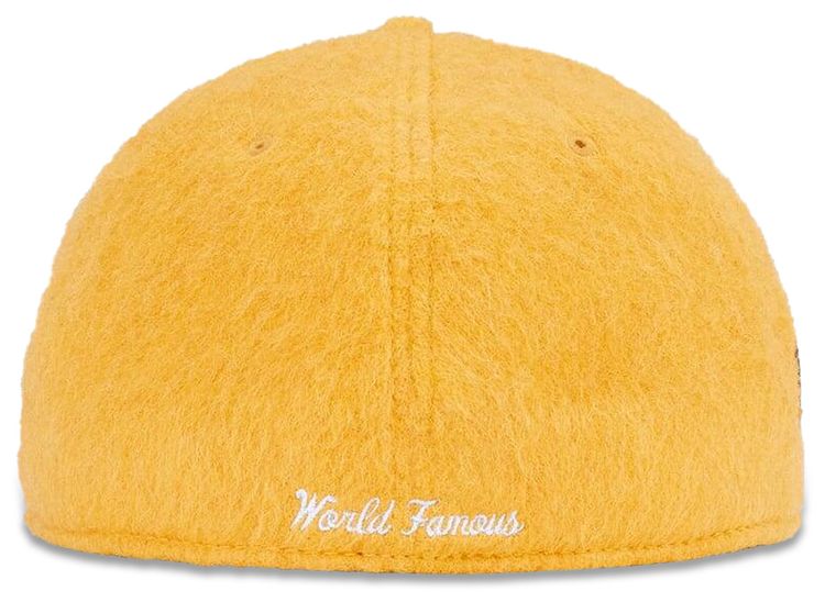 Supreme Mohair Box Logo New Era Dark Yellow