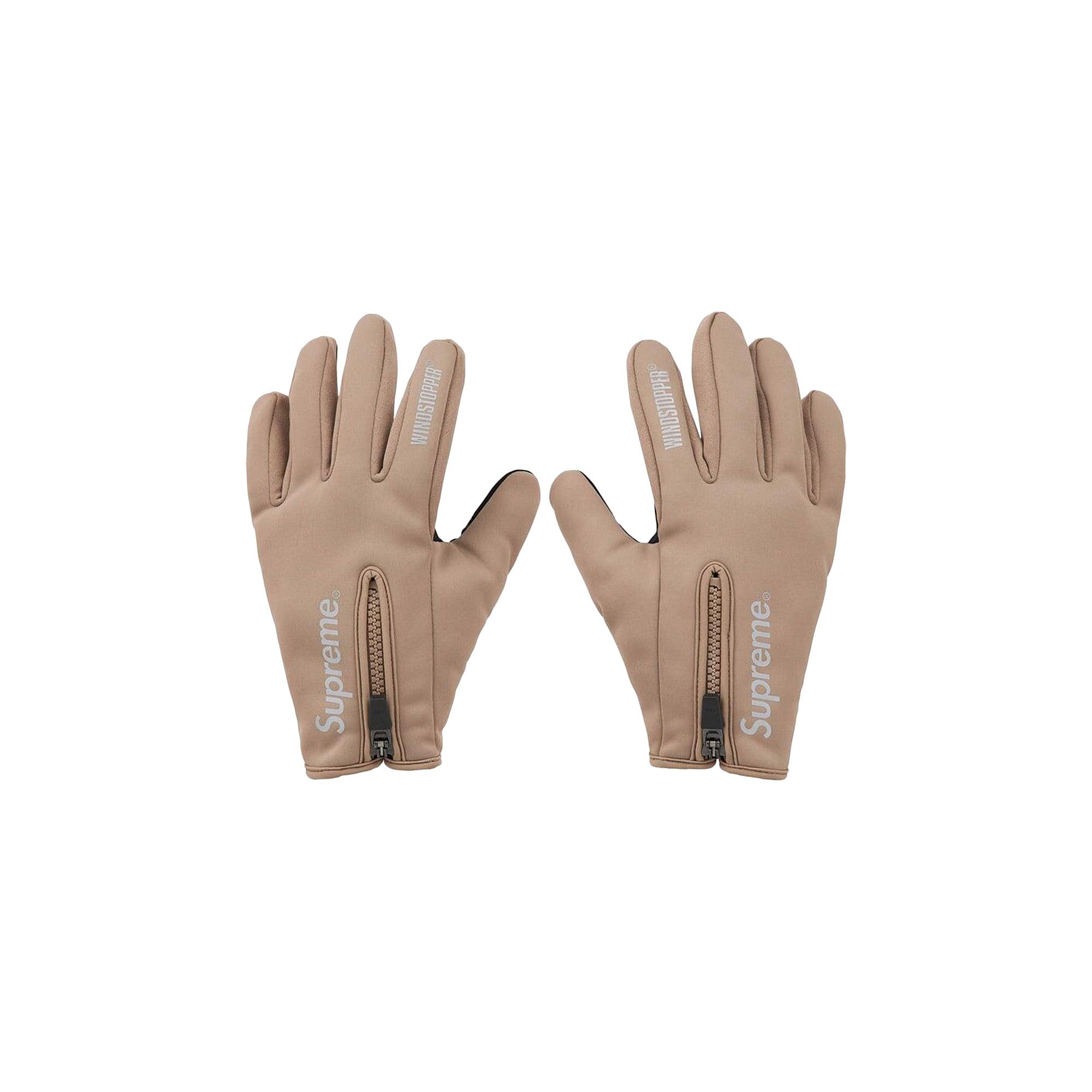 Buy Supreme WINDSTOPPER Zip Gloves 'Taupe' - FW24A9 TAUPE | GOAT