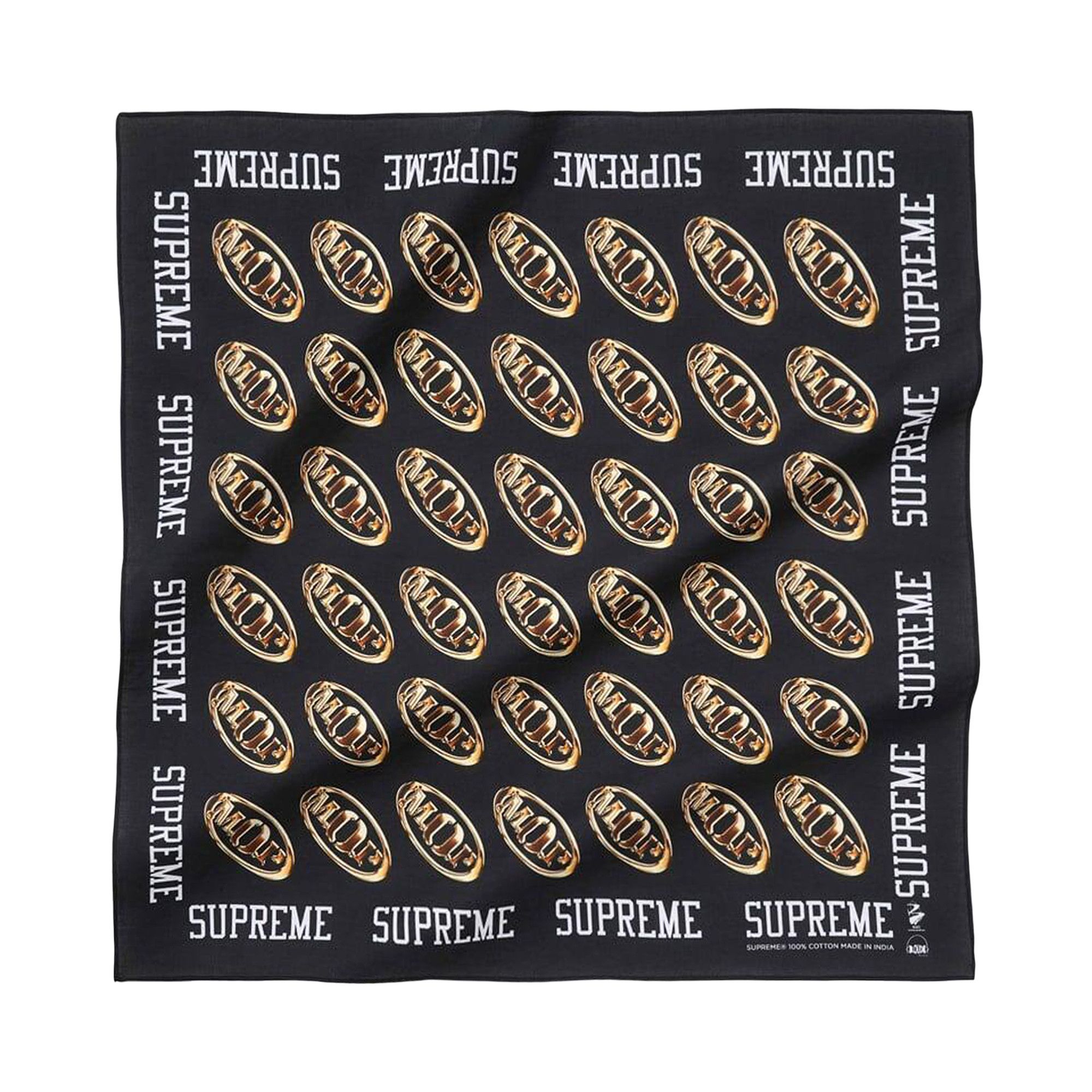 Buy Supreme M.O.P. Bandana 'Black' - FW24A70 BLACK | GOAT