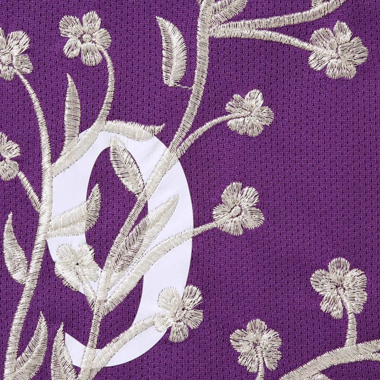 Supreme Floral Soccer Short Purple