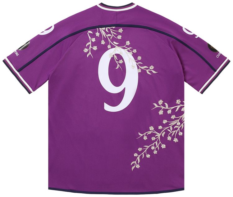 Supreme Floral Soccer Jersey Purple