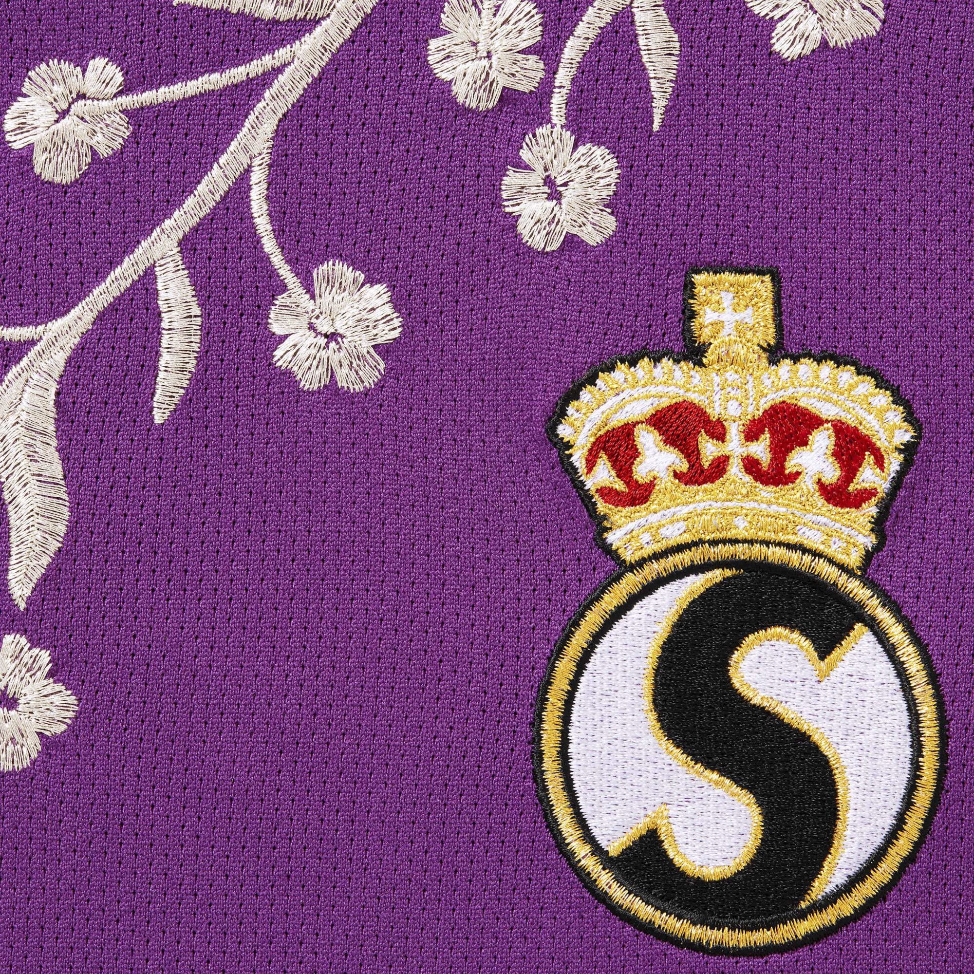 Buy Supreme Floral Soccer Jersey 'Purple' - FW25KN52 PURPLE