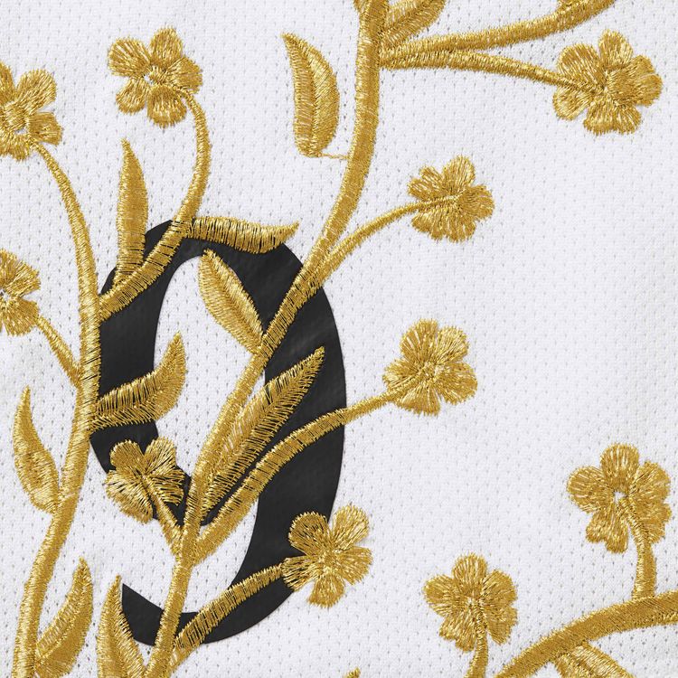 Supreme Floral Soccer Short White