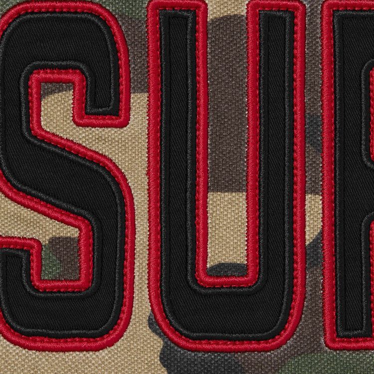 Supreme Twill Applique Polo Woodland Camo