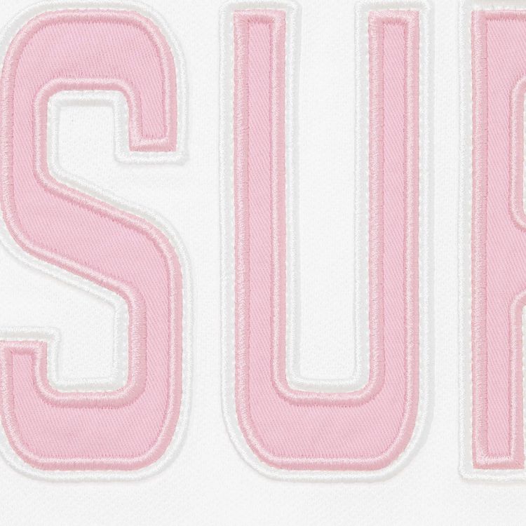 Supreme Twill Applique Polo White