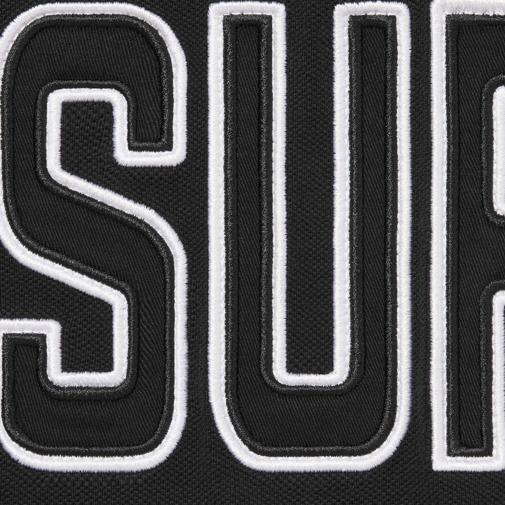 Buy Supreme Twill Appliqué Polo 'Black' - FW25KN67 BLACK | GOAT