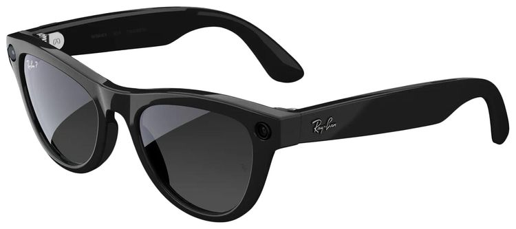 Ray Ban Skyler Meta Gen 2 Shiny BlackPolar Gradient Graphite