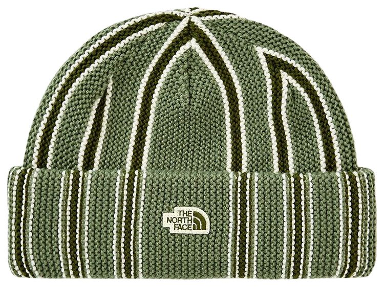 The North Face Urban Explore Beanie Bark MistWoodland GreenWhite Dune