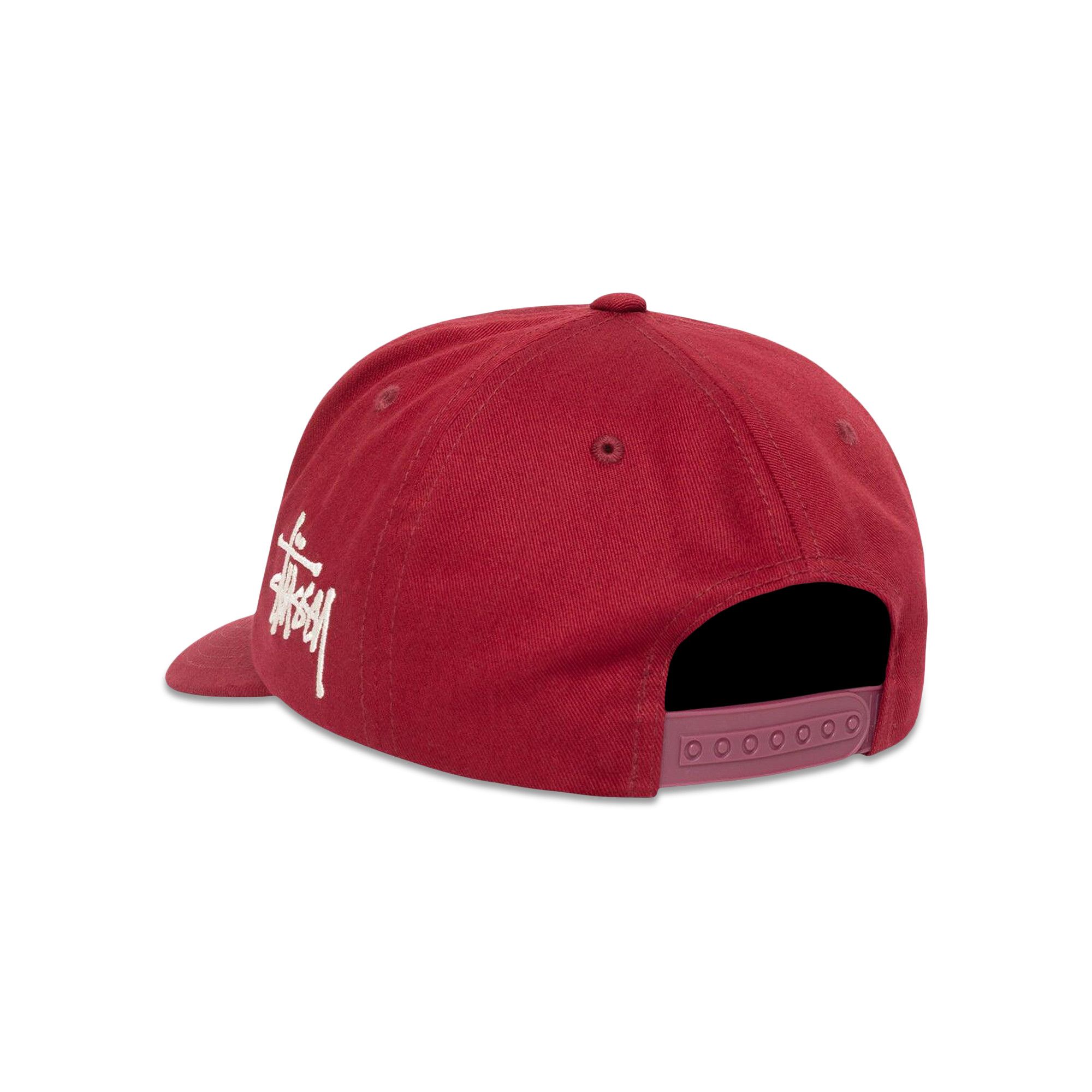 Buy Stussy Mid Depth Chenille S Cap 'Wine' - 1311187 WINE | GOAT