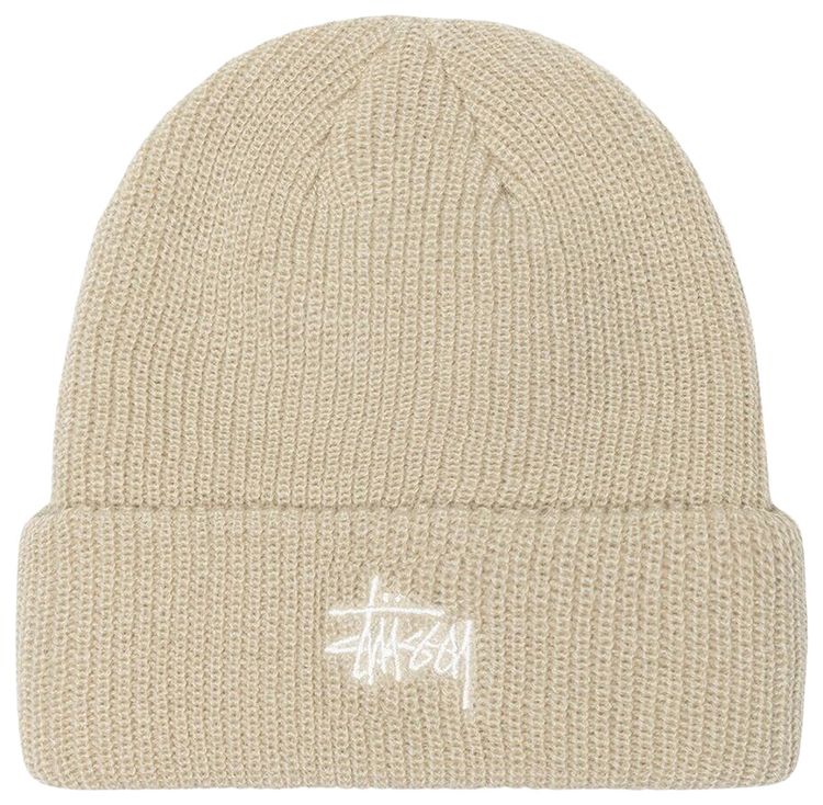 Stussy Basic Cuff Beanie Faded Tan