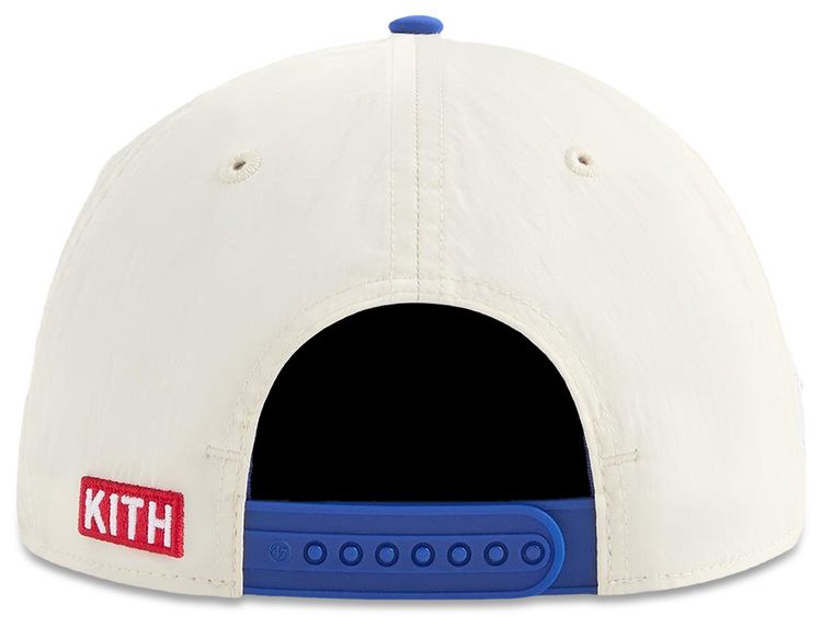 Kith x 47 For The NFL Buffalo Bills Nylon Hitch Snapback Sandrift