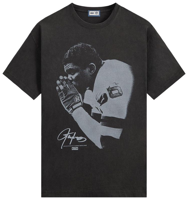 Kith For The NFL Lawrence Taylor Vintage Jones Tee Black