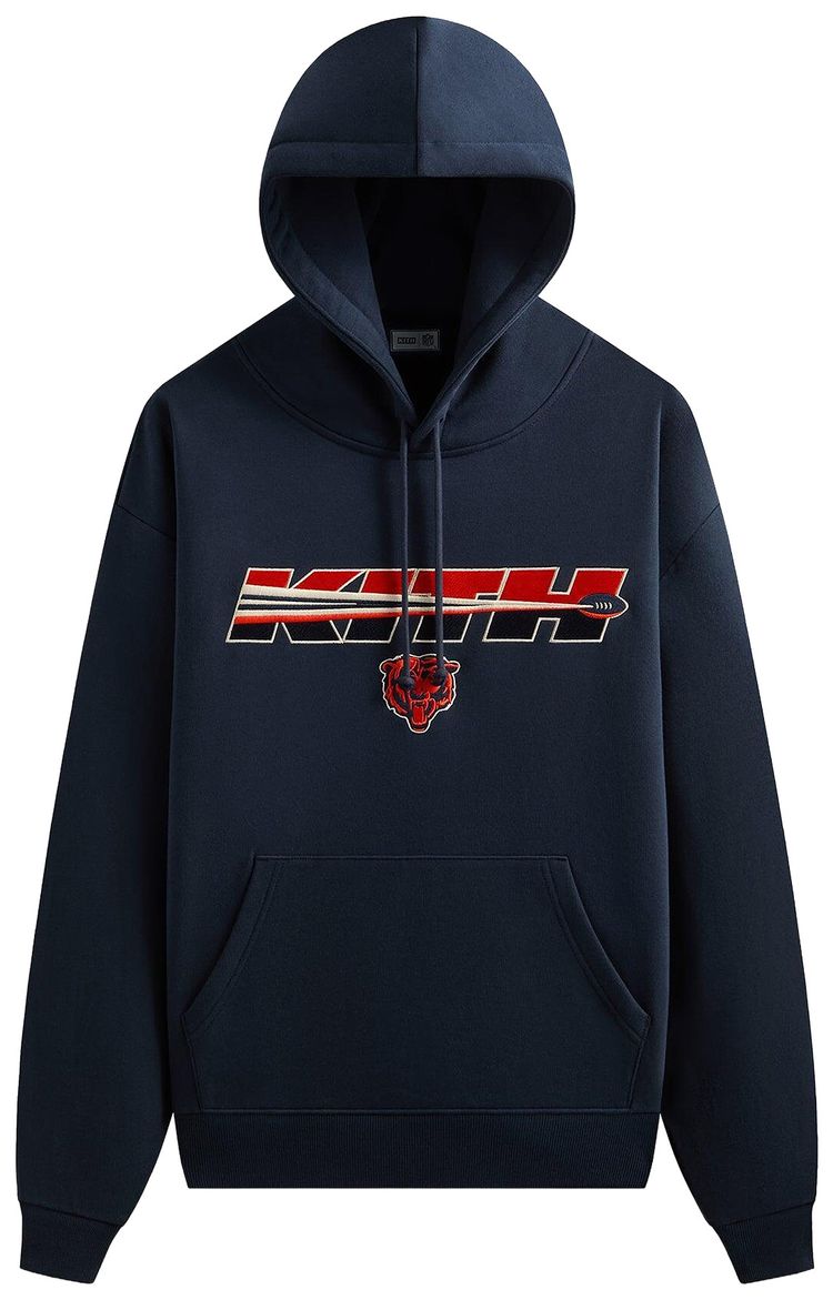 Kith For The NFL Chicago Bears Vintage Nelson Hoodie Nocturnal