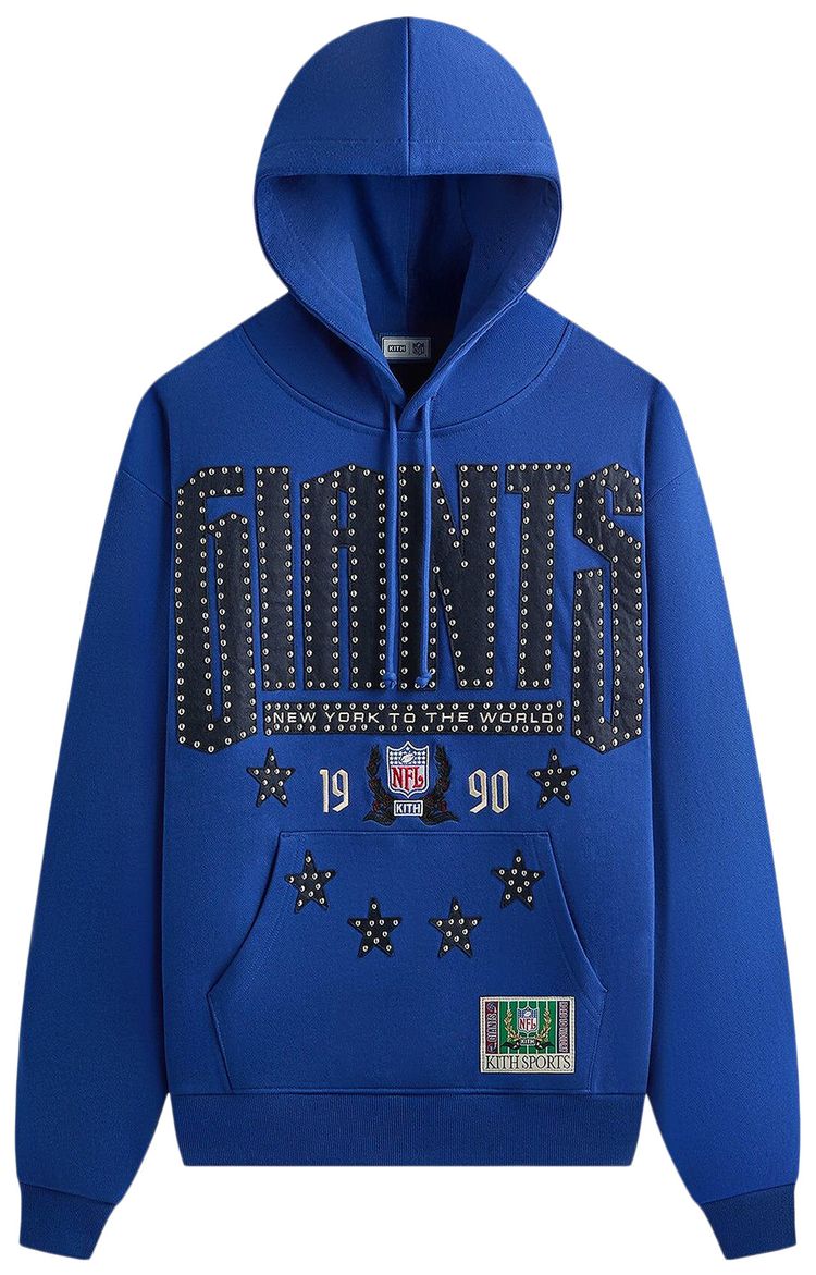 Kith For The NFL New York Giants Stars Vintage Hoodie Current