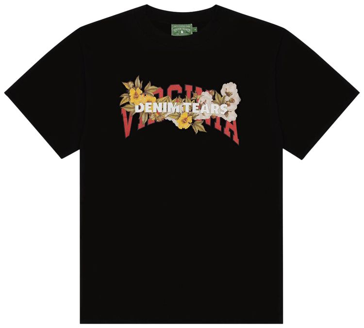 Denim Tears Virginia Tears Tee Black