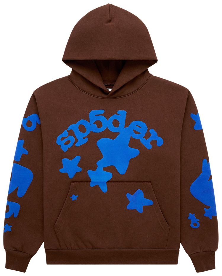 Sp5der Beluga Hoodie Brown