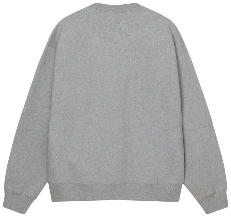 Stussy x Nike Fleece Crew Dark Grey Heather