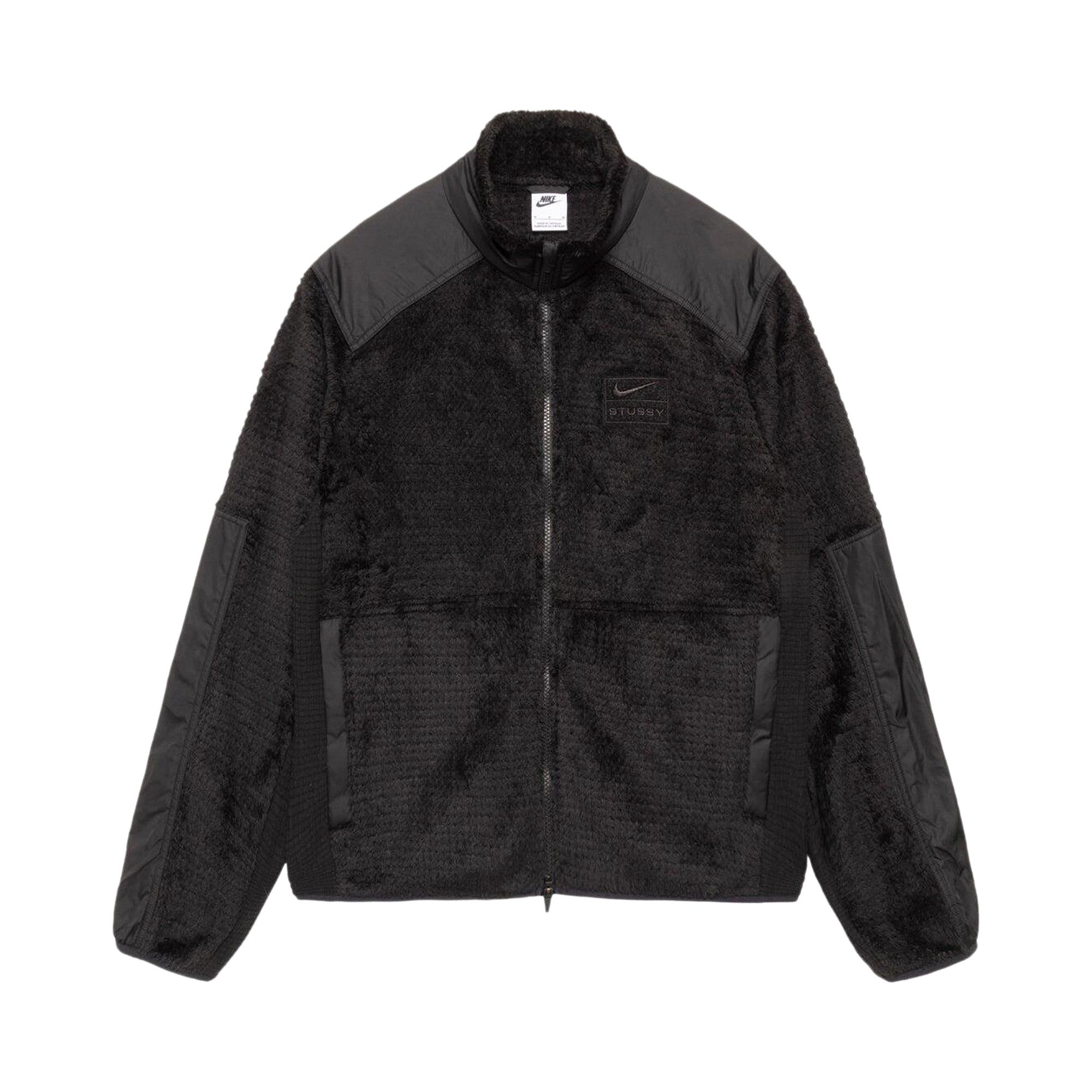Buy Stussy x Nike Full Zip Fleece 'Black' - HQ8524010 BLAC | GOAT