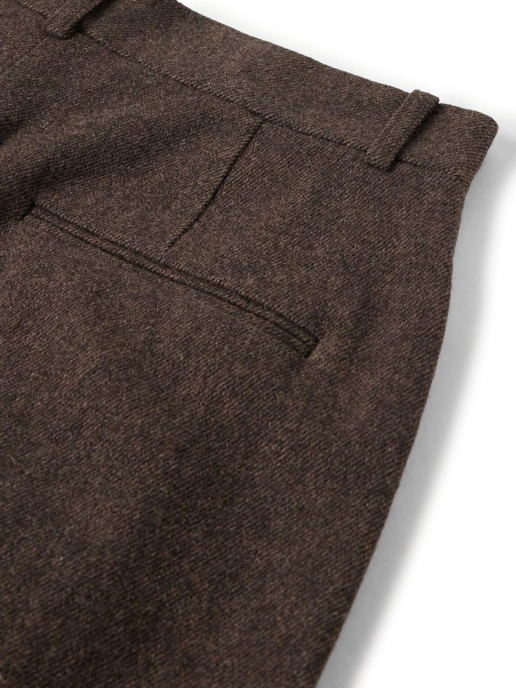 Amomento Wool Martin Pants Brown