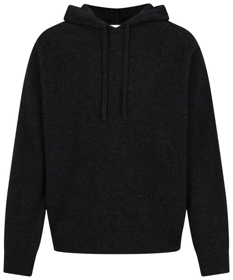 Amomento Charcoal Raccoon Hoodie Knit Charcoal