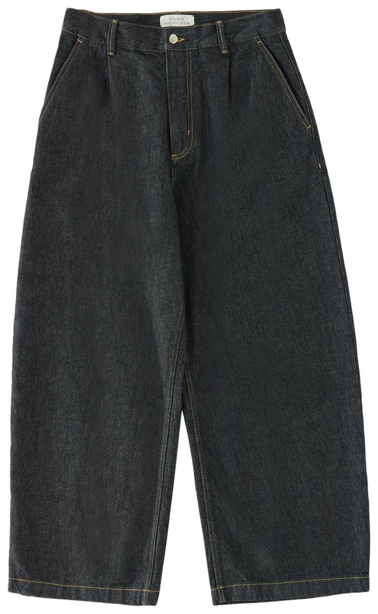 Studio Nicholson Puch Italian Single Pleat Pant Black