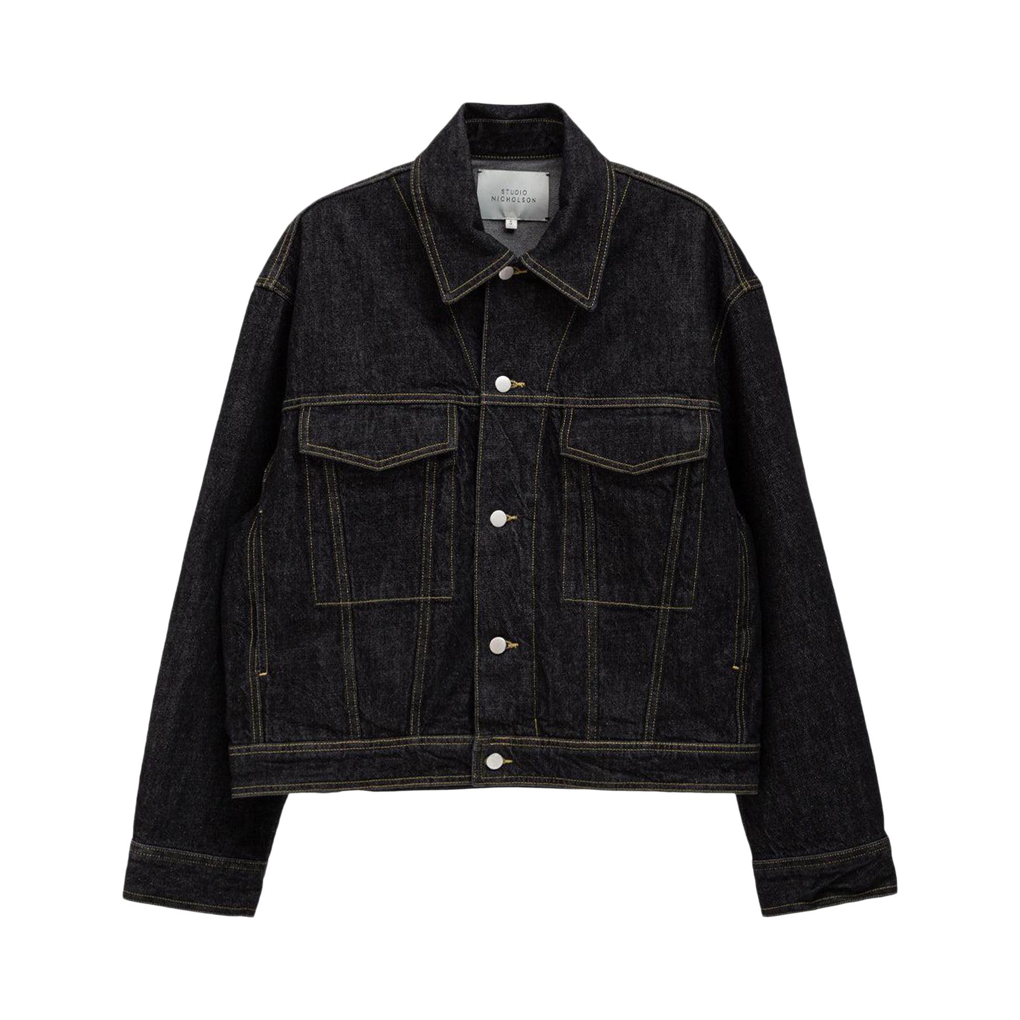 Buy Studio Nicholson Stein Italian Classic Jacket 'Black' - STEIN
