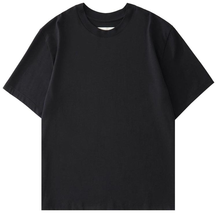 Studio Nicholson Lay Boxy Fit T Shirt Black