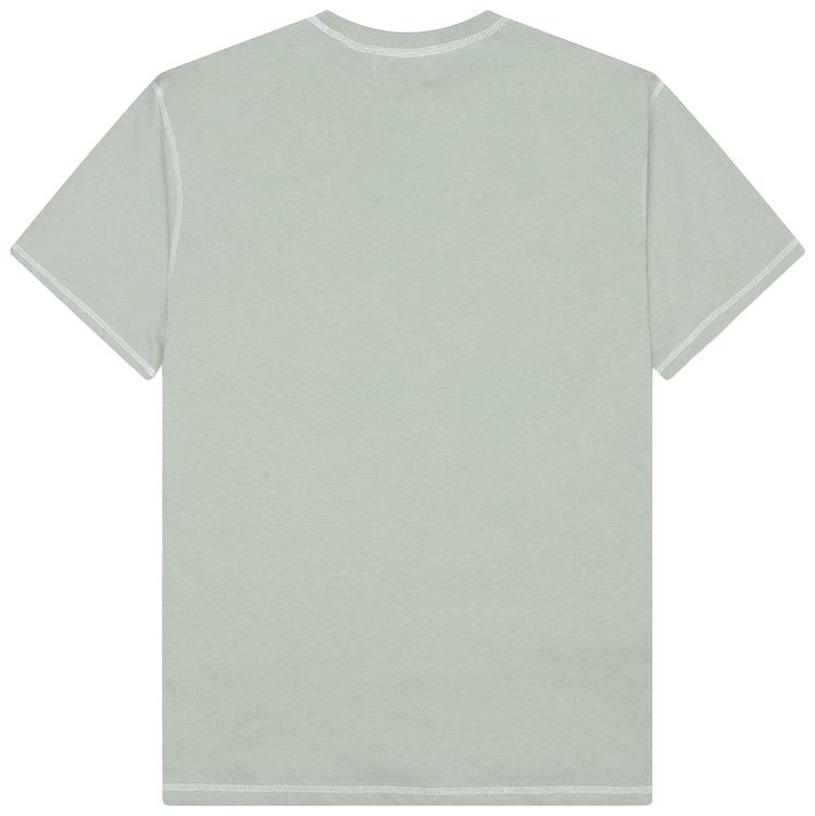 Museum of Peace  Quiet Wordmark Reverse Stitched T Shirt Sage