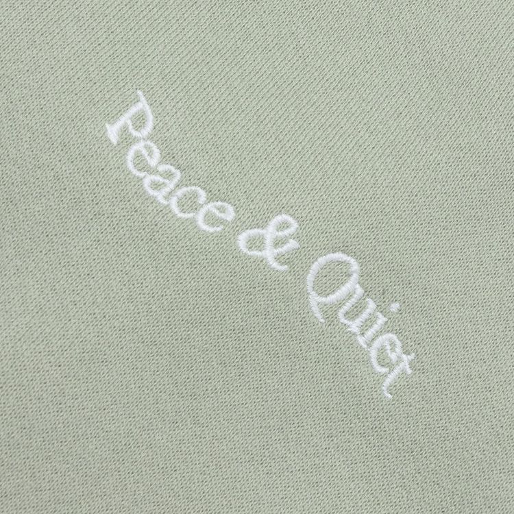 Museum of Peace  Quiet Wordmark Reverse Stitched Sweatpants Sage