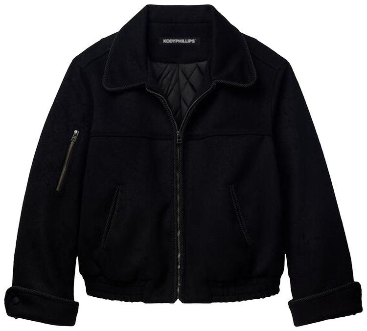 Kody Phillips Wool Lasso Jacket Black
