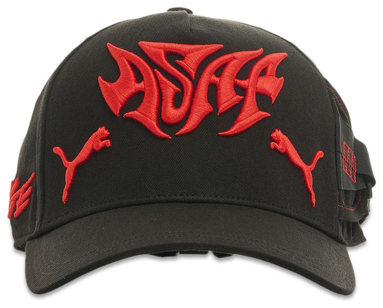 Puma x AAP ROCKY Seatbelt Cap Puma BlackFierce Red