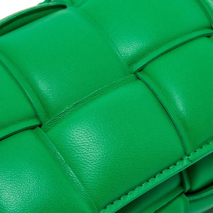 Bottega Veneta Padded Cassette Belt Bag ParakeetSilver